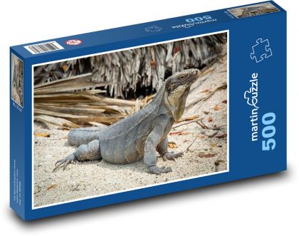 Leguán - jašterica, zviera - Puzzle 500 dielikov, rozmer 46x30 cm 