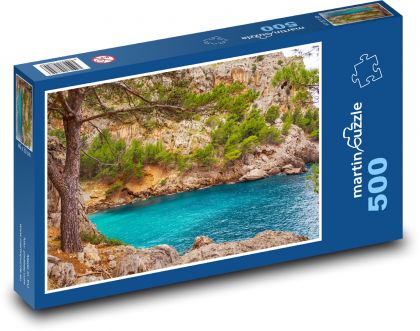 Rzeka - Torrent de Pareis, Majorka - Puzzle 500 elementów, rozmiar 46x30 cm