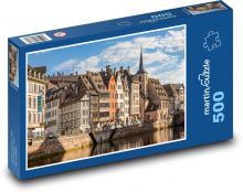 Strasburg - Francja, budynki Puzzle 500 elementów - 46x30 cm