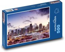 Miami - Florida, sunset Puzzle of 500 pieces - 46 x 30 cm 