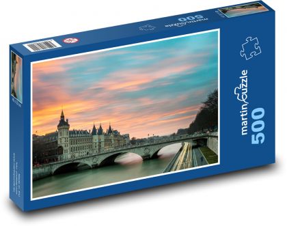 Architektur - Brücke, Fluss - Puzzle - 500 Teile