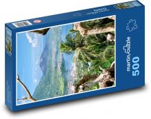 Papua - Nowa Gwinea, wulkan Puzzle 500 elementów - 46x30 cm