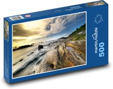 Pláž - more, pobrežie Puzzle 500 dielikov - 46 x 30 cm 