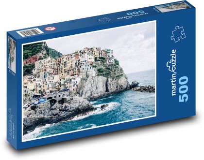 Strand - Stadt, Küste - Puzzle - 500 Teile