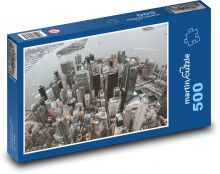 Panorama - wieżowiec, budynki Puzzle 500 elementów - 46x30 cm