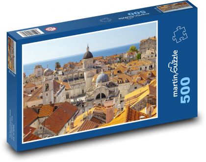 Dubrownik - Chorwacja, miejsc. - Puzzle 500 elementów, rozmiar 46x30 cm
