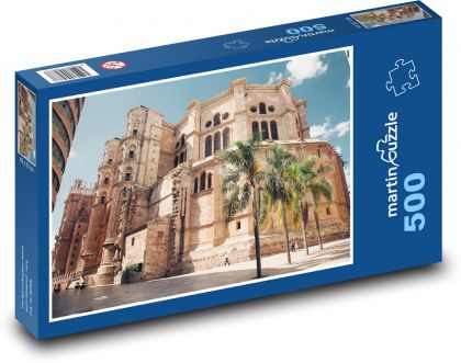 Katedra - architektura, budynek - Puzzle 500 elementów, rozmiar 46x30 cm