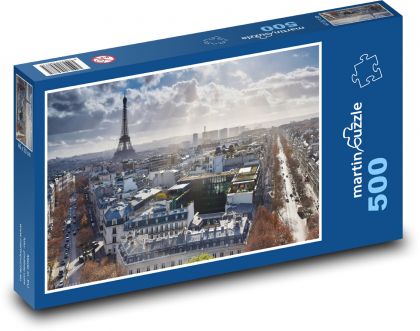 Eiffelova veža - Francúzsko, Paríž - Puzzle 500 dielikov, rozmer 46x30 cm 