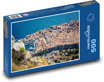 Dubrownik - Chorwacja, morze - Puzzle 500 elementów, rozmiar 46x30 cm