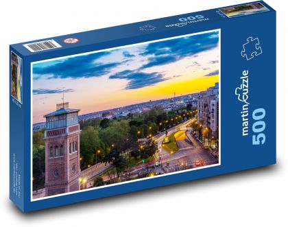 Madrid - Spain, city - Puzzle of 500 pieces, size 46x30 cm 