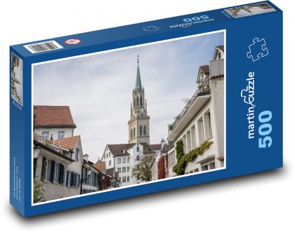 Szwajcaria - Europa, zabytkowe centrum - Puzzle 500 elementów, rozmiar 46x30 cm