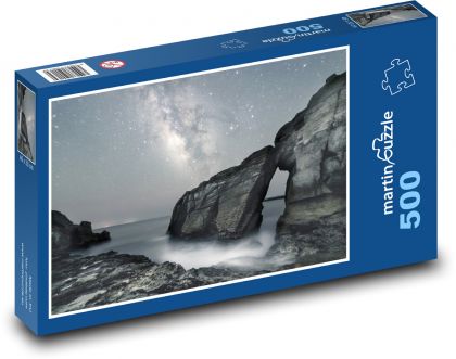 Stars - Milky Way, galaxies - Puzzle of 500 pieces, size 46x30 cm 