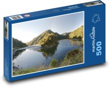 Nový Zéland - Buller river, řeka Puzzle 500 dílků - 46 x 30 cm