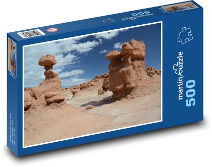 Goblin Valley - Utah, USA - Puzzle 500 dielikov, rozmer 46x30 cm 