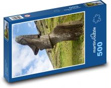 Easter Island - sculpture, nature Puzzle of 500 pieces - 46 x 30 cm 