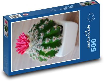 Kaktus - Blume, Blume - Puzzle - 500 Teile