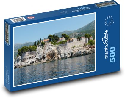 Budva - Czarnogóra, morze - Puzzle 500 elementów, rozmiar 46x30 cm