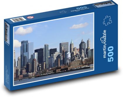 Wolkenkratzer - Panorama, Stadt - Puzzle - 500 Teile