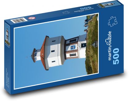 Maják - Ostfriesland, stavba - Puzzle 500 dílků, rozměr 46x30 cm