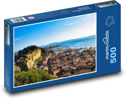 Mesto - more, ostrov - Puzzle 500 dielikov, rozmer 46x30 cm 