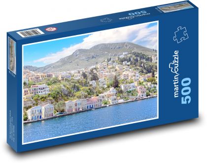 Symi Island, Greece - Puzzle of 500 pieces, size 46x30 cm 
