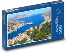 Insel Symi - Stadt Griechenland Puzzle 500 Teile - 46 x 30 cm