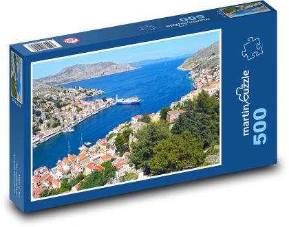 Insel Symi - Stadt Griechenland - Puzzle - 500 Teile