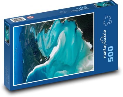 Morze - wybrzeże, wyspa - Puzzle 500 elementów, rozmiar 46x30 cm