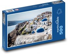 Grécko - ostrov Santorini Puzzle 500 dielikov - 46 x 30 cm 
