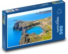 Pláž Ayios Pavlos - Kréta, ostrov Puzzle 500 - 46x30 cm