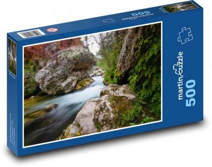 Rieka - príroda, stromy - Puzzle 500 dielikov, rozmer 46x30 cm 