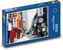 Geschäfte - Bars, Restaurants Puzzle 500 Teile - 46 x 30 cm