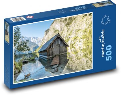 Berchtesgaden - Jezioro, Niemcy - Puzzle 500 elementów, rozmiar 46x30 cm