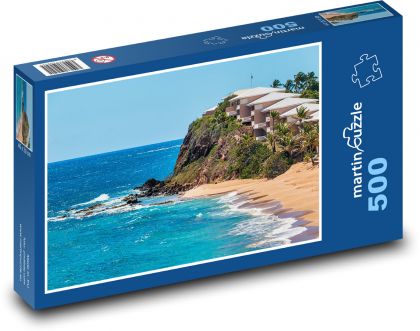 Antigua - Karibik, more - Puzzle 500 dielikov, rozmer 46x30 cm 