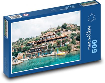 Antalya - Turecko, moře - Puzzle 500 dílků, rozměr 46x30 cm
