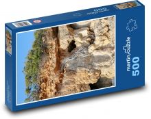 Sardinie - Itálie, skála Puzzle 500 dílků - 46 x 30 cm