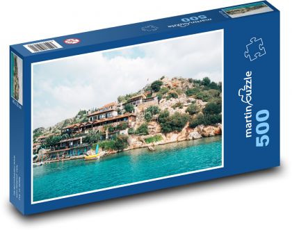 Antalya - more, pláž - Puzzle 500 dielikov, rozmer 46x30 cm 