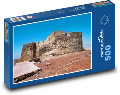 Santa Bárbara Castle - Lanzarote, Španělsko - Puzzle 500 dílků, rozměr 46x30 cm