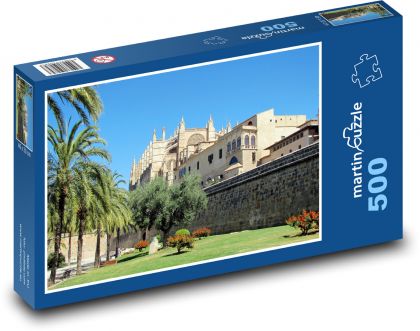 Katedra Najświętszej Marii Panny w Palmie na Majorce - Puzzle 500 elementów, rozmiar 46x30 cm