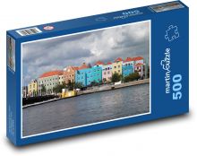 Willemstad - Hauptstadt von Curacao, Antillen Puzzle 500 Teile - 46 x 30 cm
