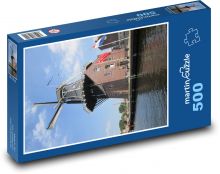 Młyn - Holandia, kraj Puzzle 500 elementów - 46x30 cm
