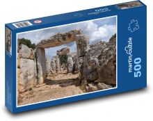 Menorca - Španielsko, prehistorické Puzzle 500 dielikov - 46 x 30 cm 