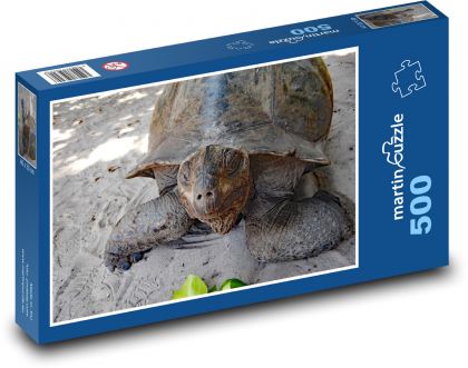 Riesenschildkröte - Reptil, Tier - Puzzle - 500 Teile