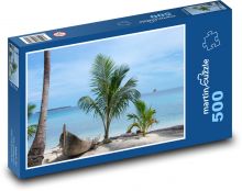Panama - San blas, Karibské more Puzzle 500 dielikov - 46 x 30 cm