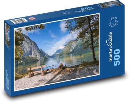 Königssee - lake, Germany - Puzzle of 500 pieces, size 46x30 cm 