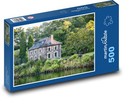 Ältestes Steingebäude - Neuseeland, Haus - Puzzle - 500 Teile