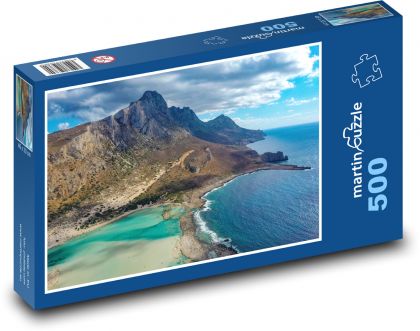 Kreta - Grecja, plaża Balos - Puzzle 500 elementów, rozmiar 46x30 cm