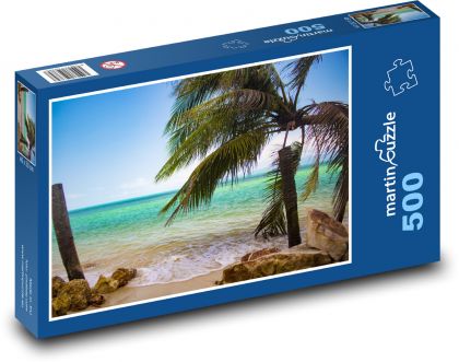 Pláž - Thajsko, oceán - Puzzle 500 dielikov, rozmer 46x30 cm 