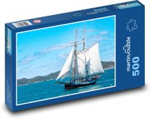 Segelboot - Boot, Meer Puzzle 500 Teile - 46 x 30 cm