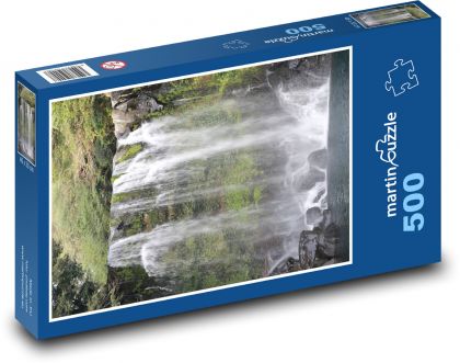 Vodopád - řeka, příroda - Puzzle 500 dílků, rozměr 46x30 cm